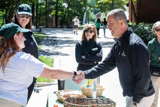 Provost Antony during move in